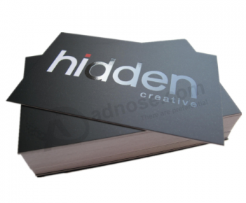 Silver Foil Thick Business Cards Printing
