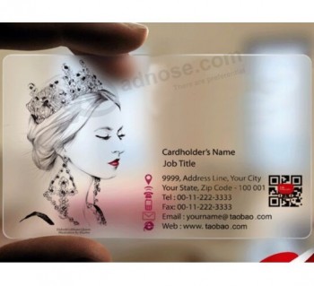 Cartões de visita em pvc em plástico impressão impressão por cartão de visita