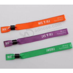 Eco-friendly custom woven wristbands promotion gifts