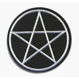 Fünf-Pionted Star Stickerei Patch Eisen auf Patches