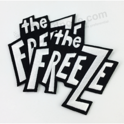 custom iron on letter embroidery patches embroidery logo patch