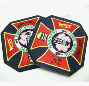 High quality custom sew on embroidery badges