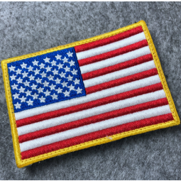 Patch de drapeau usa patch de broderie personnalisée patch
