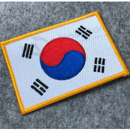 Parche bordado personalizado de la bandera del país del proveedor de China
