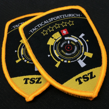 Ferro di sicurezza personalizzato su badge ricamati per giacca