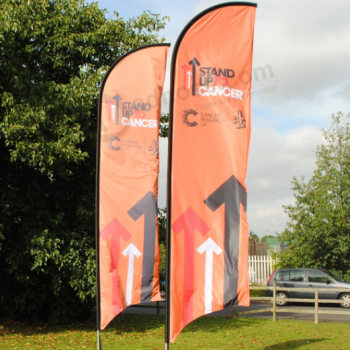 Cheap Custom Swooper Flags Double Sided Feather Flags with high quality and any size