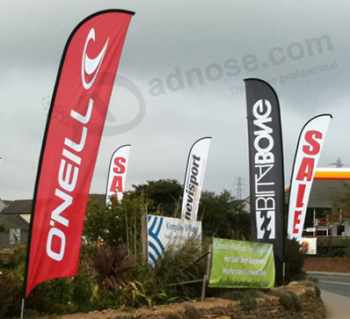 Personalized Outdoor Flags Advertising Feather Flags with high quality and any size