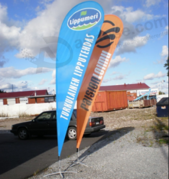 Custom Logo Teardrop Feather Flags Printing with high quality and any size