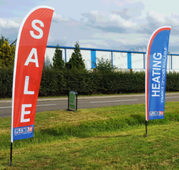 Outdoor Advertising Flag Custom Feather Flags with high quality and any size