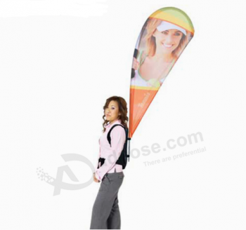 Custom Printed Backpack Swooper Flag Factory with high quality and any size