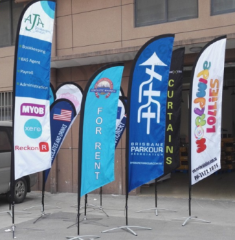 Printed Advertising Feather Flag & Swooper Flag Custom with any size