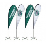 Outdoor Advertising Cheap Custom Teardrop Flag with high quality and any size