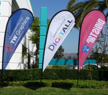 Factory Custom Business Banners Flying Teardrop Flags with high quality and any size