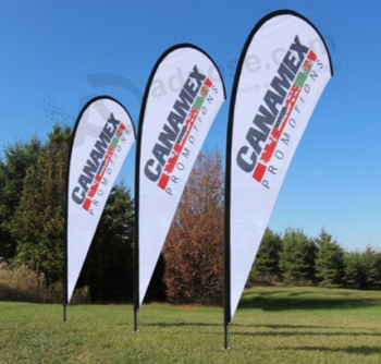Promotional Cheap Teardrop Advertising Flags Custom with high quality and any size