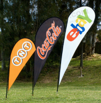 Factory Custom Outdoor Advertising Banners Flags with high quality and any size