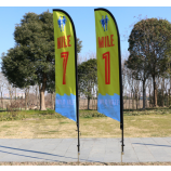 Bandera de swooper personalizada de fábrica/Bandera de plumas china