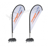 Banderas de encargo de encargo de la pluma banderas del swooper para hacer publicidad