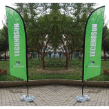 Benutzerdefinierte doppelseitige Flagge Swooper Flagge billig
