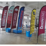 Banderas de swooper de negocios impresas a medida al por mayor