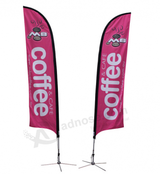 Custom Outdoor Banner Flags Feather Swooper Flag with any size