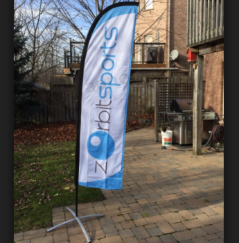 Cheap Promotional Advertising Swooper Flag Wholesale with any size