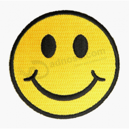 Professional emoji patch custom embroidery sew on patch