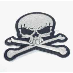Punisher militar do exército da alta qualidade remendo bordado do crânio