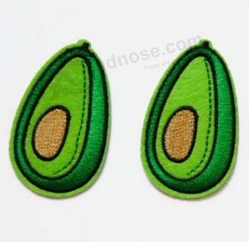 Woven fruit patches embroidered iron on patches for clothes