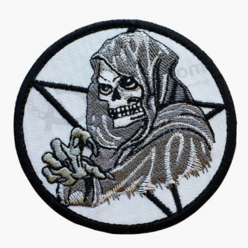 Self-adhesive embroidered patches custom cheap woven patch