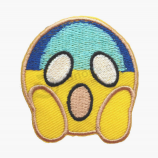 Emoji face patch iron on embroidery clothing patch