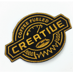 Wholesale custom embroidered badge garment woven patch