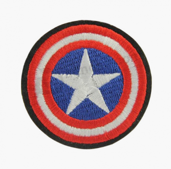 No minimum stick-on custom embroidery patches for garment