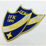 Iron on shoulder badge custom embroidered label patch