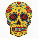Cheap iron on patch custom embroidered adhesive patch