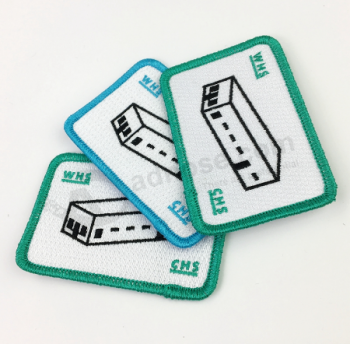Billige benutzerdefinierte selbst-Klebstoff Stickerei Patch Großhandel