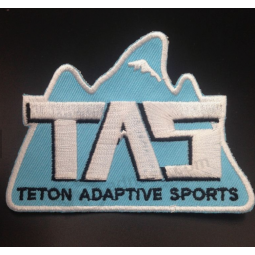 Logo badge ricamato stirare su toppa personalizzata