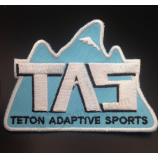 Logo embroidered badge clothes iron on patch custom