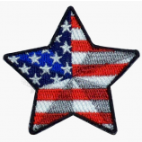 Bulk wholesale cheap custom clothing iron on badge