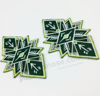 Factory supply fabric self adhesive badge for bags