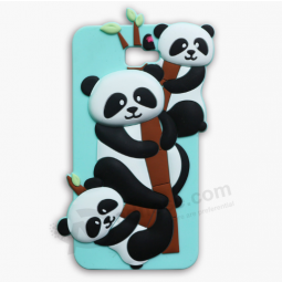 новый 3d прекрасный панда восхождение дерево дизайн резиновый силиконовый чехол