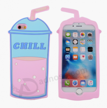 Hot selling 3D cute silicon rubber phone cover