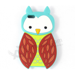 Cartoon rubber phone cover case custom factory