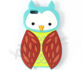 Cartoon rubber phone cover case custom factory