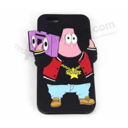 Iphone soft smooth rubberen telefoon cartoon cover