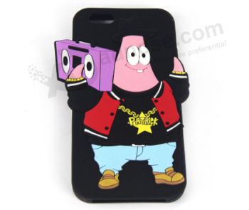Iphone soft smooth rubberen telefoon cartoon cover