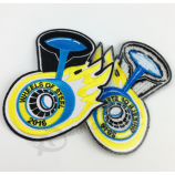 New fashionable customized sports brand embroidery badge