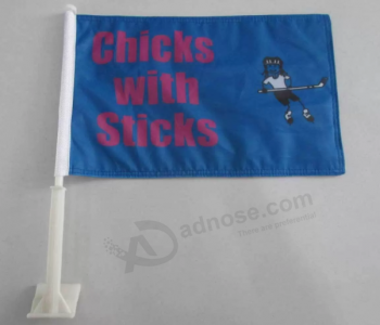 Fashion design car window flag car custom flag with high quality and any size