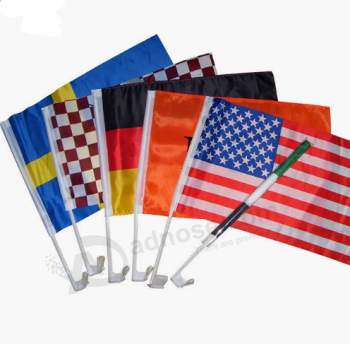 Car flag custom national flag for car with high quality and any size