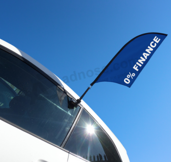 Flying Feather Car Window Flags Mini Swooper Car Flags with high quality and any size