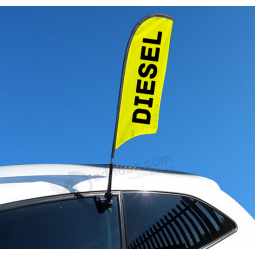 Factory Custom Car Window Feather Flags Wholesale with high quality and any size